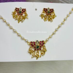 Golden_poddo_long_necklace_with_ear_ring